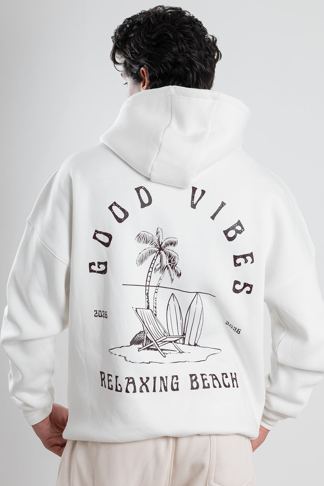 COZY White Oversized Hoodie