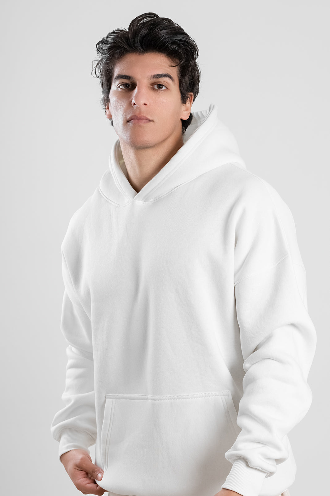 COZY White Oversized Hoodie