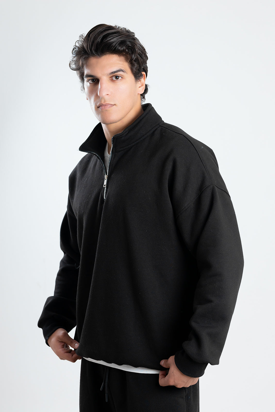 Black Quarter Zip